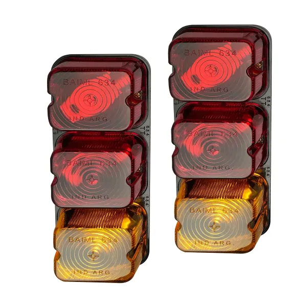 Faro Baiml 634tt Trasero Triple Universal Rojo-ámbar Xjuego