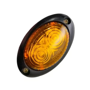 Faro Baiml 1032e Led Electrónico Oval Camión Trailer 12/24v Ámbar