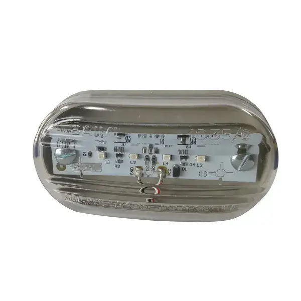 Faro Baiml 1035e 4 Leds Electrónico 12/24v Azul Unipolar