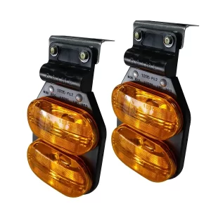 Faro Baiml 1035fl2 ámbar-ámbar Flexible Doble Camión Acoplado Xjuego