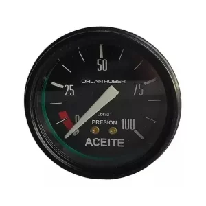 Reloj Manómetro Presión De Aceite Orlan Rober 615 H100 Univ