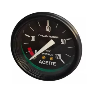 Reloj Manómetro Presión De Aceite Orlan Rober 615 H120 Univ