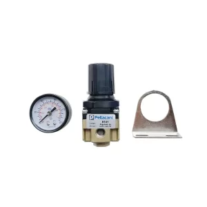 Regulador De Presión Neumática Rosca 1/8 0,5 A 8,5 Bar