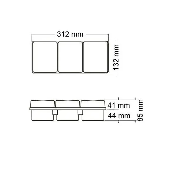 Faro Baiml 1610b Rra Bipolar Trasero Universal Camión Xjuego - Imagen 2