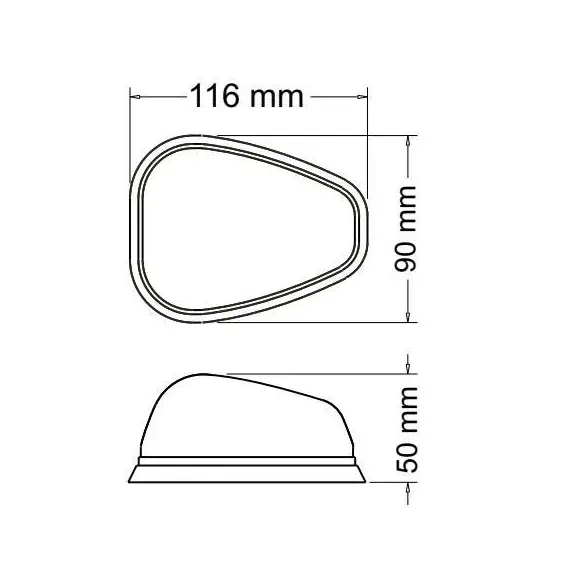 Faro Baiml 800 Posición Universal Camión Trailer Acoplado - Imagen 2