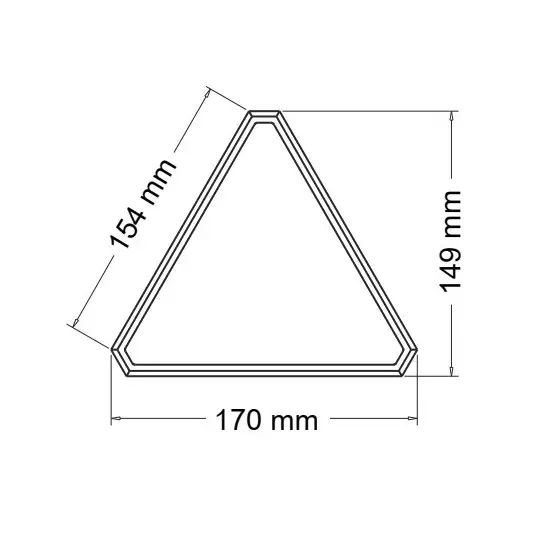 Reflectivo Ojo Gato Baiml 900triángulo Tráiler Reglamentario - Imagen 2