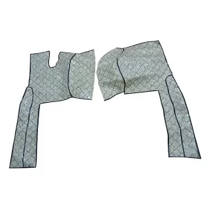 Alfombra Vinílica Para Scania P 2008-2018 C/laterales Blanca