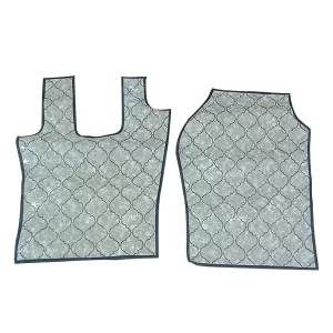 Alfombra Vinílica Adicional Para Scania P - G - R Blanca