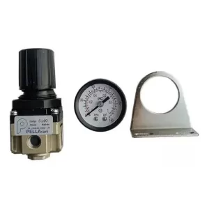 Regulador De Presión De Aire 0.5 A 8.5 Bar Rosca 1/4