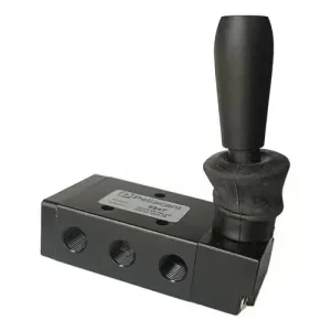 Válvula 5/3 Con Palanca Rosca 1/8 Punto Neutro Tipo Joystick