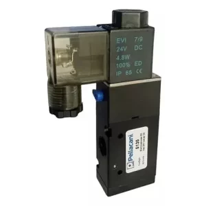 Electroválvula 3 Vías 2 Posiciones 24v Roscas 1/4