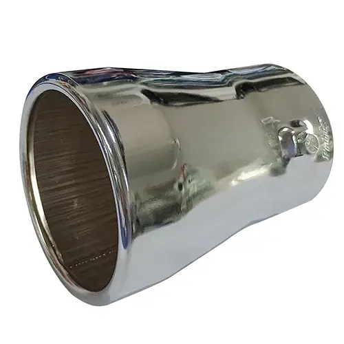 Puntera Cola De Escape 4 PuLG Recta Camión Auto Univ Cromada