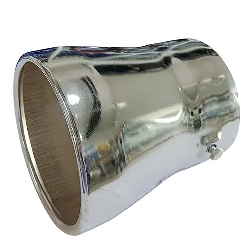 Puntera Cola De Escape 5 Pulgadas Recta Camión Univ Cromada