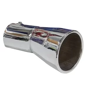 Puntera Cola De Escape 3 Pulgadas Curva Camión Univ Cromada