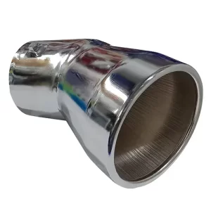 Puntera Cola De Escape 4 Pulgada Curva Camión Univ Cromada