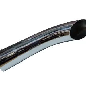 Puntera Escape 3.1/2 PuLG Curva Larga Camión Univ Cromada