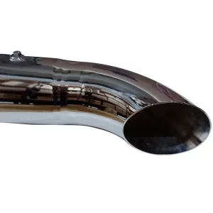 Puntera Escape 5" 130mm Curva Larga Camión Univ Cromada