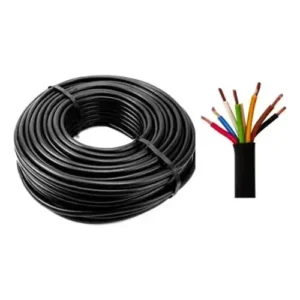 Cable Tipo Taller 7x1mm Negro Envainado Por Metro