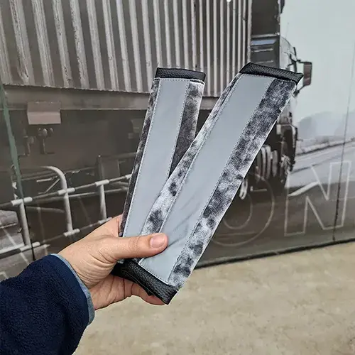 Funda Cubre Cinturón Seguridad De Velvet Con Reflectivo